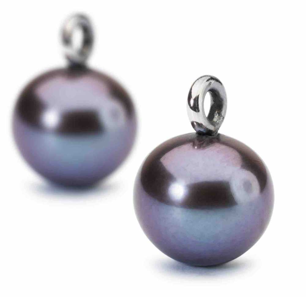Trollbeads  Pfauenfarbige Perlen rund TAGEA-00096 