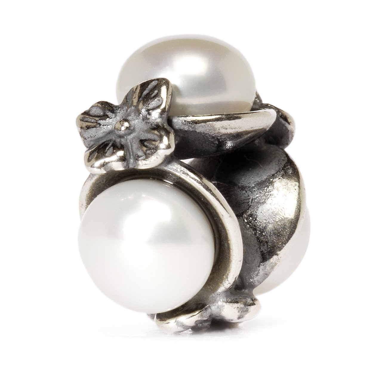 Trollbeads Dreifache Perle, weiß TAGBE-00094  