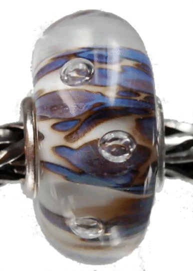 Trollbeads Luftblasen im Mondschein TGLBE-10171  