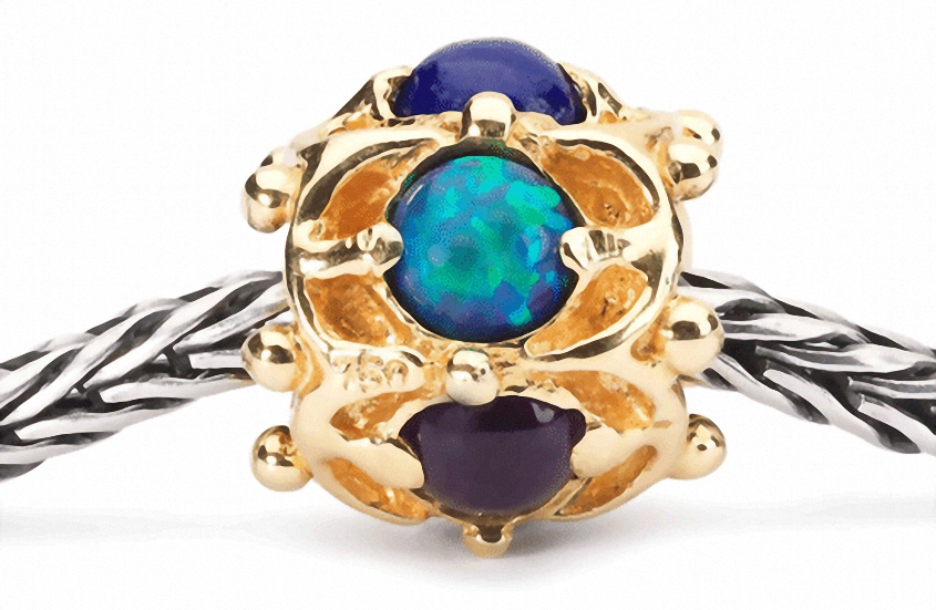 Trollbeads Weisheit  TAUBE-00095  750/er Gold