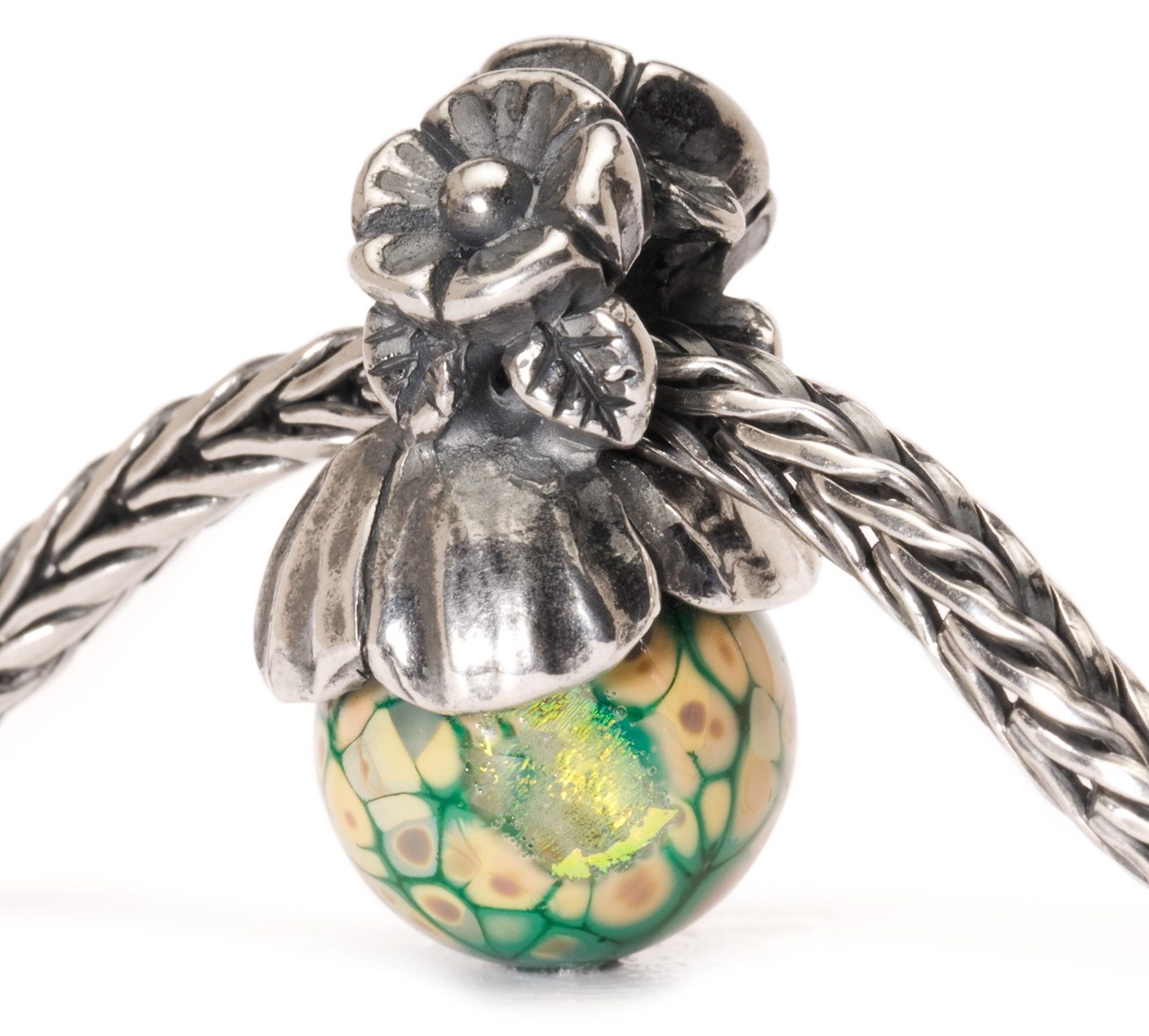 Trollbeads Vergissmeinnicht mit Knospe TAGBE-00106   