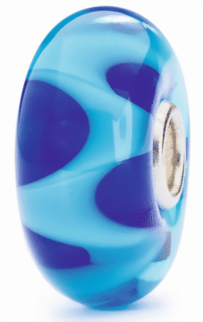Trollbeads Azurblaue Welle TGLBE-10196  