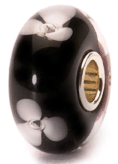 Trollbeads Weiße Blume TGLBE-10232 /  61302 Retired  