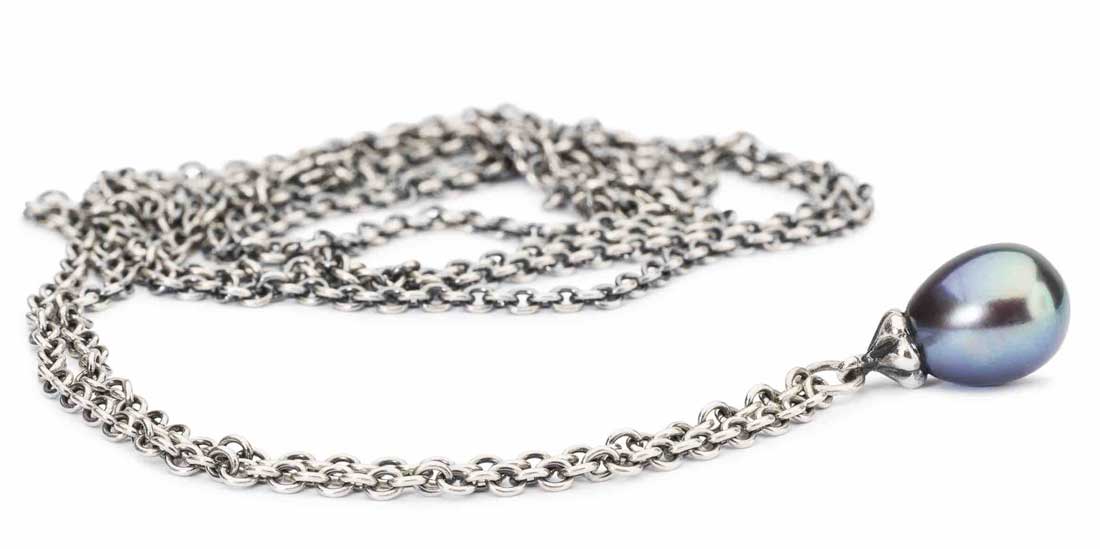Fantasy-Kette mit Pfauen Perle TAGFA-00056 